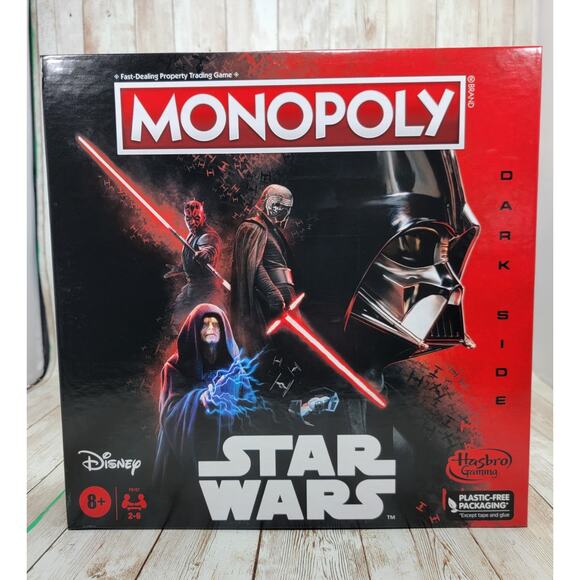 Monopoly Other - Monopoly Star Wars Dark Side Disney Hasbro Gaming New